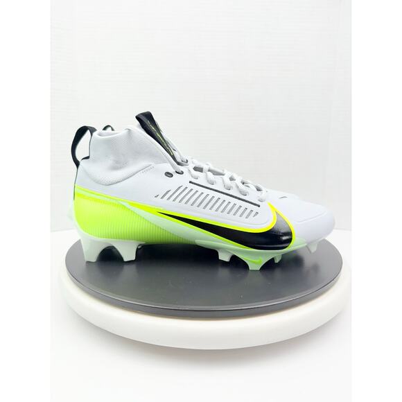 Nike Vapor Edge Pro 360 2 Mens Size 8 Football Cleats Platinum Green DA5456-004 - Picture 4 of 9